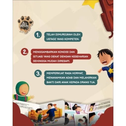 Boardbook "Ibuku Cintaku & Ayahku Jagoanku" by Haum Publishing - Gambar 5
