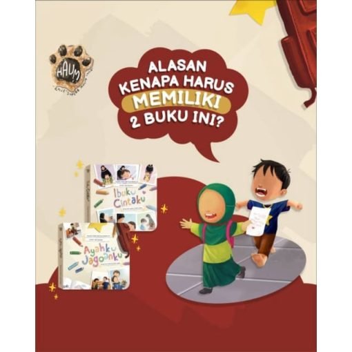 Boardbook "Ibuku Cintaku & Ayahku Jagoanku" by Haum Publishing - Gambar 4