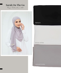 Alternative view of Sarah Otg Shawl " Raya Collection 2024" color group 3
