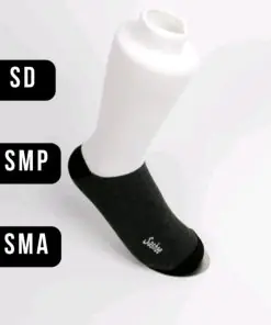 Kaos Kaki Sekolah Hitam Putih Sashee