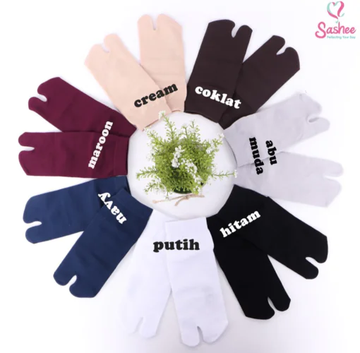 Kaos Kaki Tumit jempol pendek Sashee