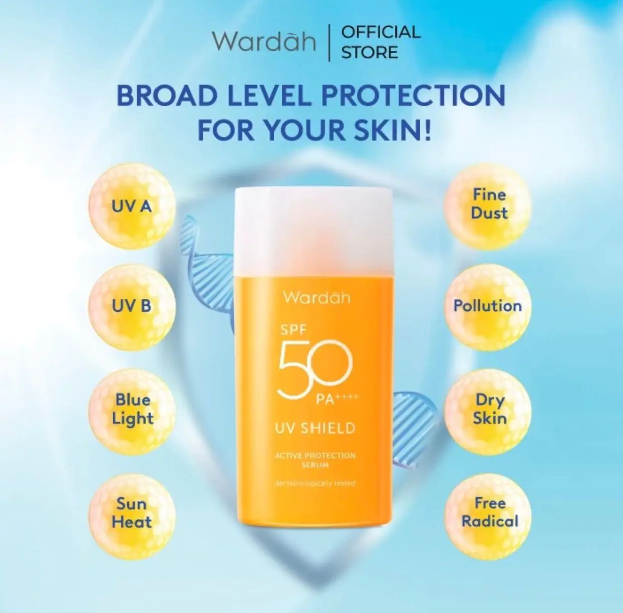 Wardah UV Shield Active Protection Serum SPF 50 PA++++