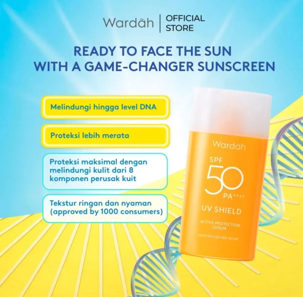 Wardah UV Shield Active Protection Serum SPF 50 PA++++ - Gambar 2