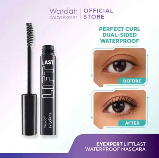 Wardah EyeXpert Liflast Waterproof Mascara - Melentikan Tahan Lama - Gambar 7