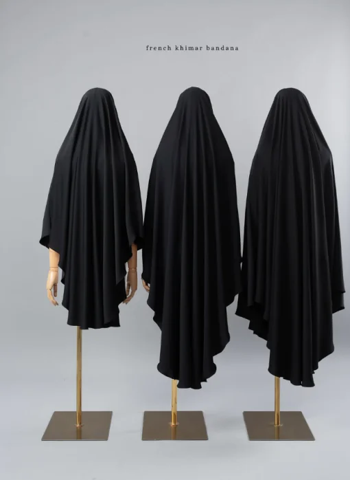 French Khimar Bandana - Gambar 2