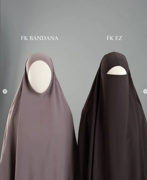 French Khimar Bandana - Gambar 4