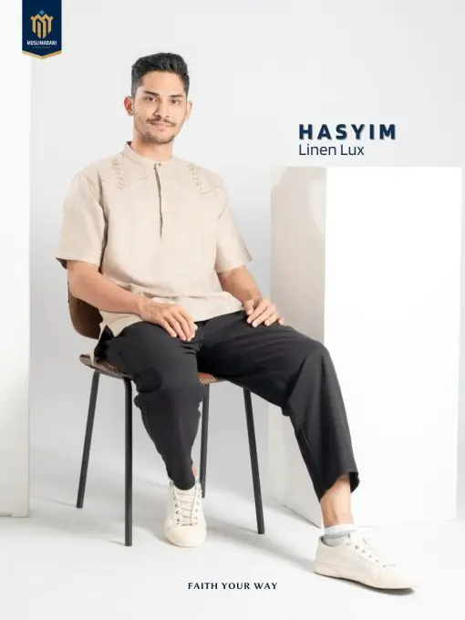 Koko Hasyim Lengan Pendek - Gambar 4