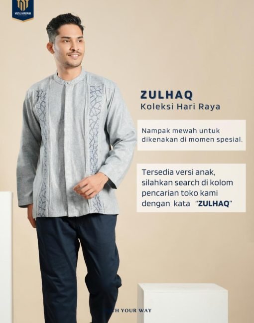 Koko Zulhaq Dewasa Lengan Pendek - Gambar 5
