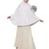 Bergo Kantong Putih Full Bordir