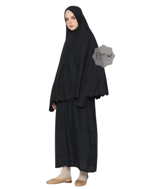 Gamis Ihrom Hitam Lengkap - Gambar 3