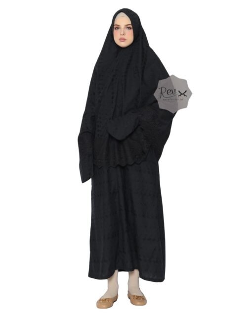 Gamis Ihrom Hitam Lengkap - Gambar 4