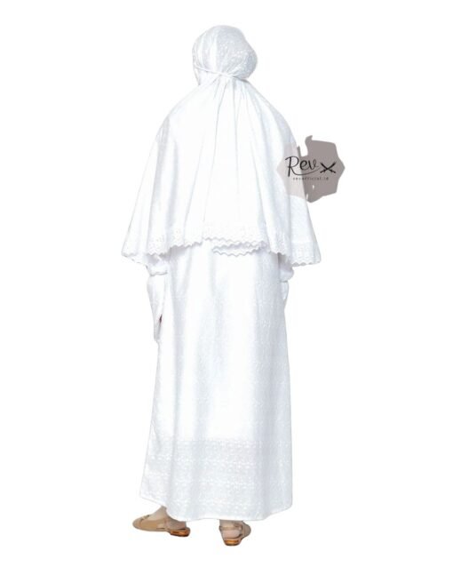 Gamis Ihrom Putih Lengkap - Gambar 3