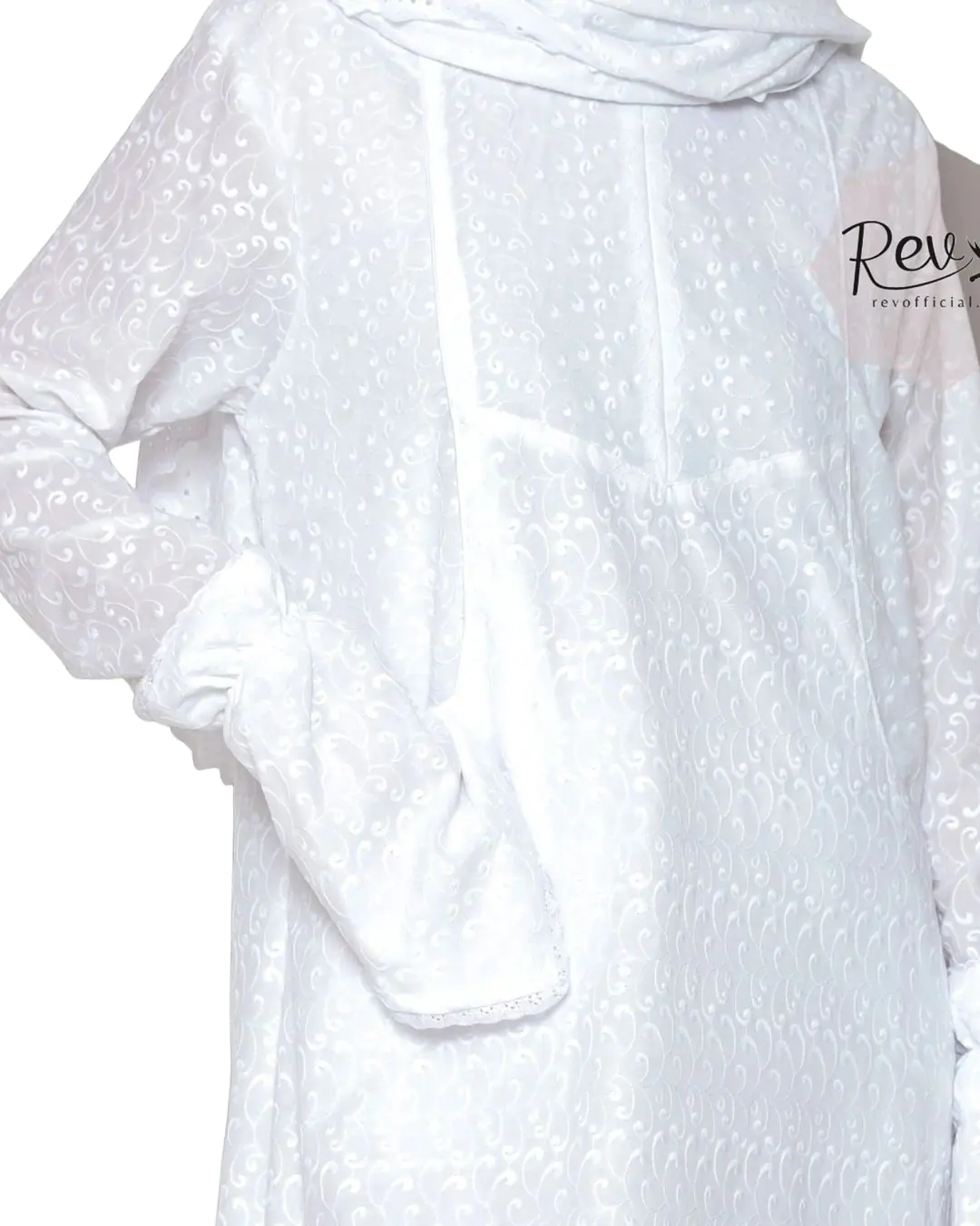 Gamis Ihrom Putih Lengkap - Gambar 5