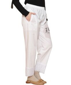 Celana Renda Twill Putih
