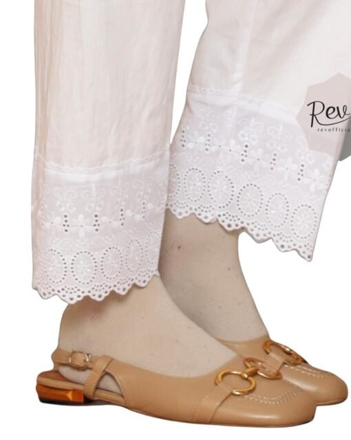 Celana Renda Twill Putih - Gambar 5