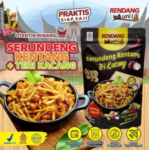 Serundeng Kentang Teri Kacang by Rendang Uni Lili