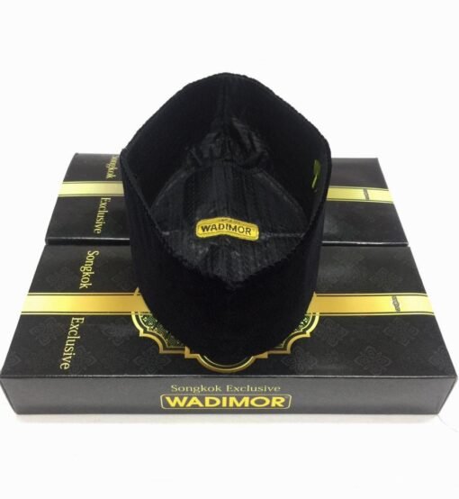 Peci Songkok Kopiah Wadimor AC Hitam - Gambar 4