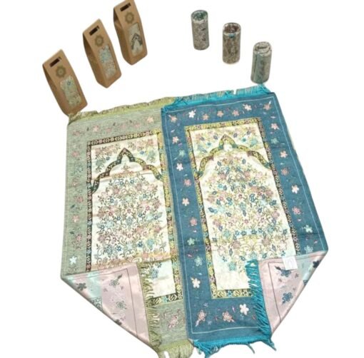 Sajadah Chenile Midi Rajut Rumbai - Gambar 6