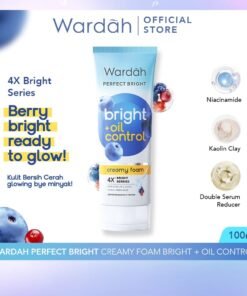 Wardah Perfect Bright Creamy Foam Bright + Oil Control