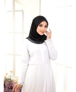 Heritage - Hijab Sulam Moringa Classic by Ghaniea